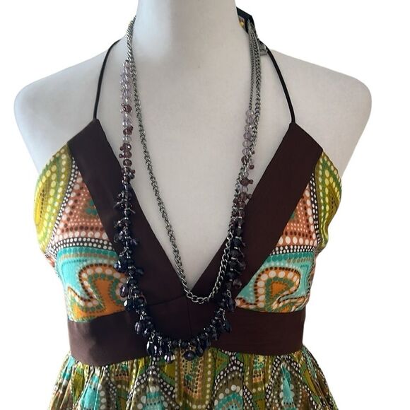 NWT SimplyVera VeraWang double strand adjustable purple/lavender/silver necklace - Picture 9 of 11